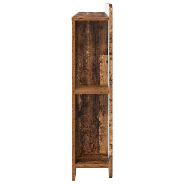 Kopfteil-Schrank mit Speicher Altholz Holzwerkstoff