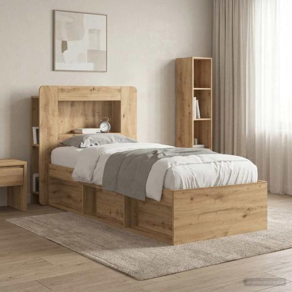 Kopfteil-Schrank Artisan-Eiche 80 cm Holzwerkstoff