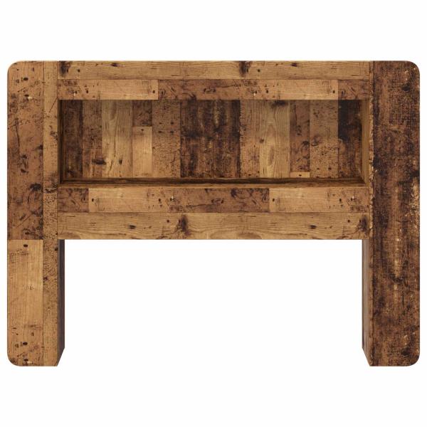 Kopfteil-Schrank mit Speicher Altholz Holzwerkstoff