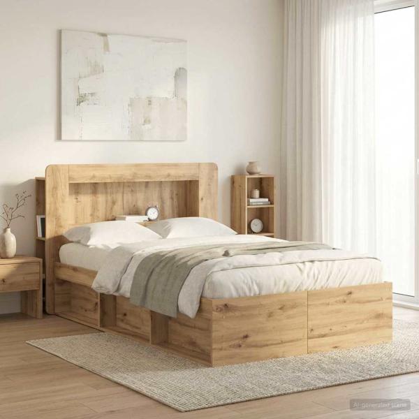 Kopfteil-Schrank Artisan-Eiche 100 cm Holzwerkstoff