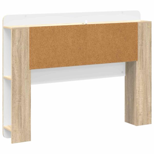 Kopfteil-Schrank mit Speicher Sonoma-Eiche Holzwerkstoff