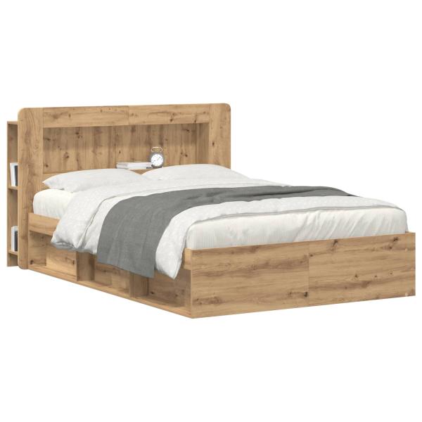 Kopfteil-Schrank Artisan-Eiche 140 cm Holzwerkstoff
