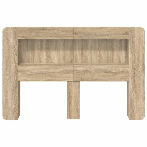 Kopfteil-Schrank mit Speicher Sonoma-Eiche Holzwerkstoff