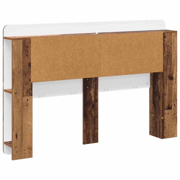 Kopfteil-Schrank mit Speicher Altholz Holzwerkstoff