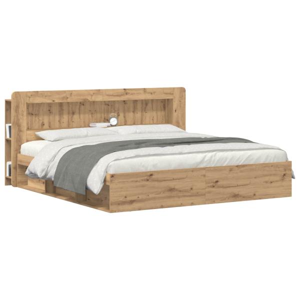 Kopfteil-Schrank Artisan-Eiche 180 cm Holzwerkstoff