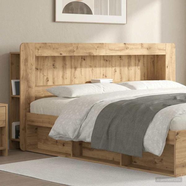 ARDEBO.de - Kopfteil-Schrank Artisan-Eiche 200 cm Holzwerkstoff