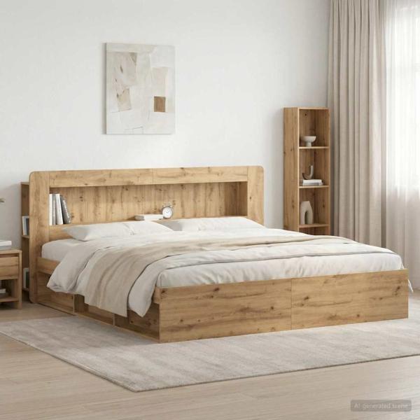 Kopfteil-Schrank Artisan-Eiche 200 cm Holzwerkstoff