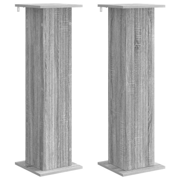 Pflanzenständer 2 stk. Graues Sonoma 30,5 x 30 x 100,5 cm