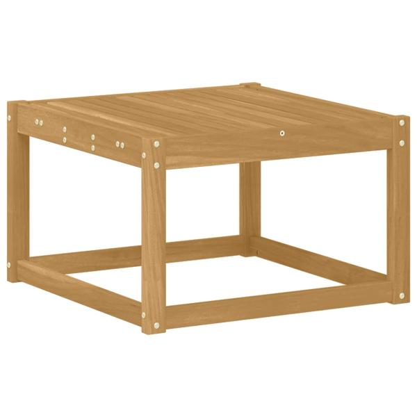 Tisch für Outdoor Massivholz Akazie Weiß 59 x 59 x 37 cm