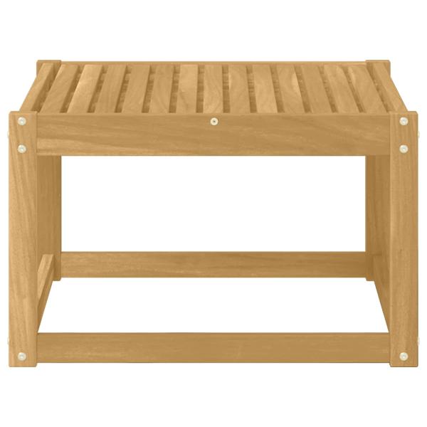 Tisch für Outdoor Massivholz Akazie Weiß 59 x 59 x 37 cm