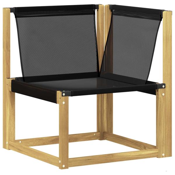 2 stk. Outdoor Mittel- und Ecksofa Weiß