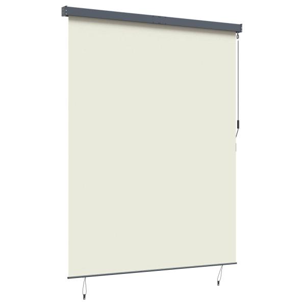 Rollo Creme 200 x 250 cm Stoff und Aluminium