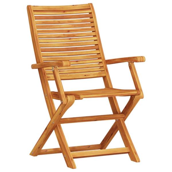 Klapp Bistro Set 3 Stk. Braun Massivholz Akazie