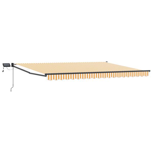 Manuelle Gelenkarmmarkise mit LEDs 4 x 2 m