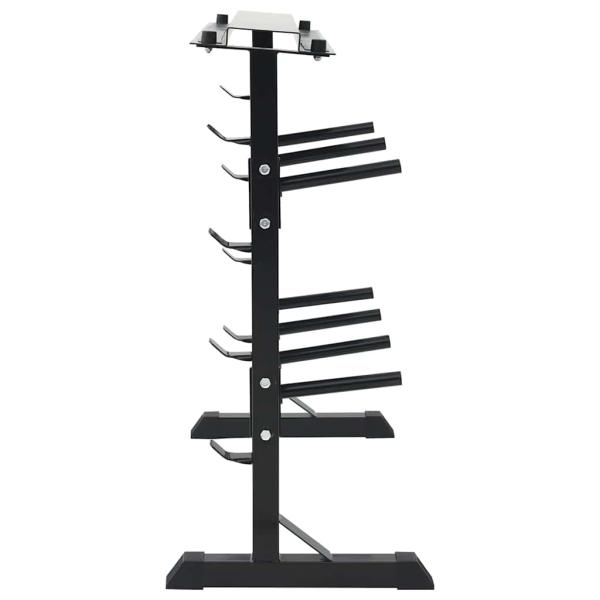 Hantel Rack Schwarz 99 x 45 x 95,5 cm Pulverbeschichteter Stahl