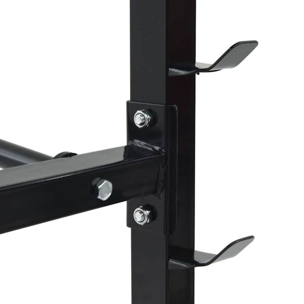 Hantel Rack Schwarz 99 x 45 x 95,5 cm Pulverbeschichteter Stahl