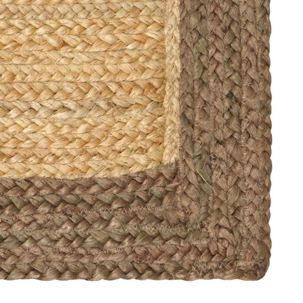 Bereichsteppich Grau 100 x 200 cm Jute