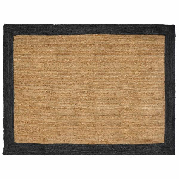ARDEBO.de - Bereichsteppich Dunkelgrau 200 x 290 cm Jute