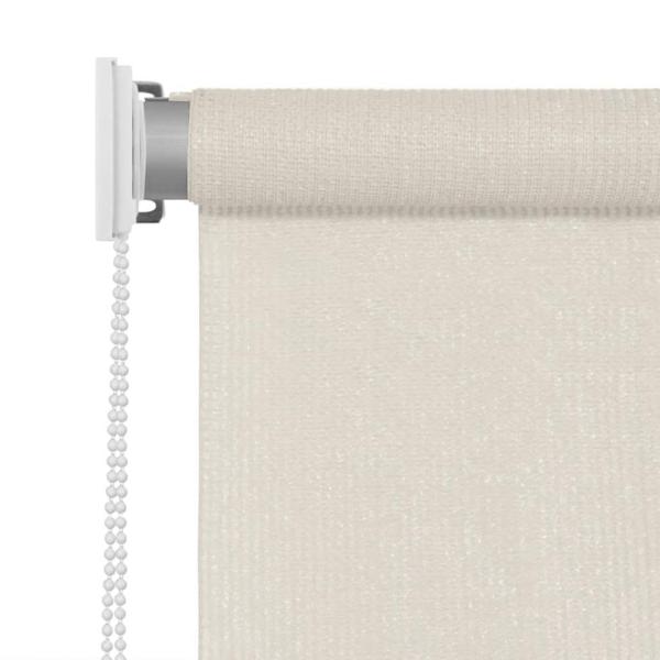 Außenrollo 105 (B)x140 (H) cm Cremeweiß