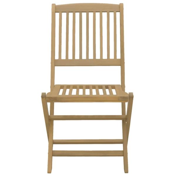Klappst?hle, 6 St?ck, 48,5 x 57 x 90 cm, Massivholz Akazie
