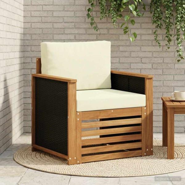 ARDEBO.de - Outdoor Mittelsofa Natur