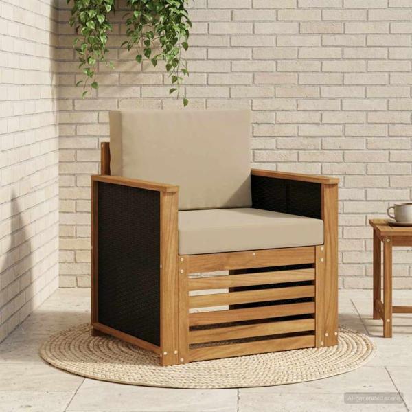 ARDEBO.de - Outdoor Mittelsofa Natur