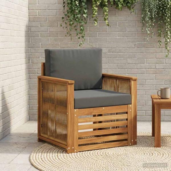 ARDEBO.de - Outdoor Mittelsofa Natur