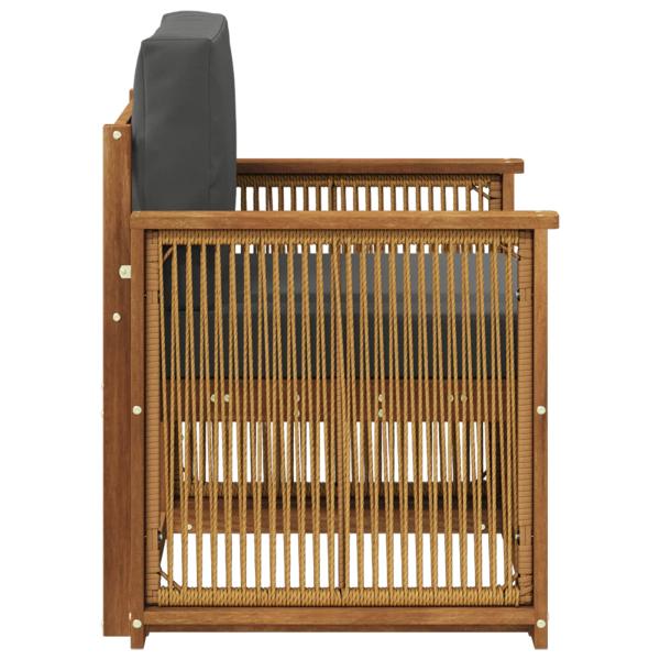 Outdoor Mittelsofa Natur