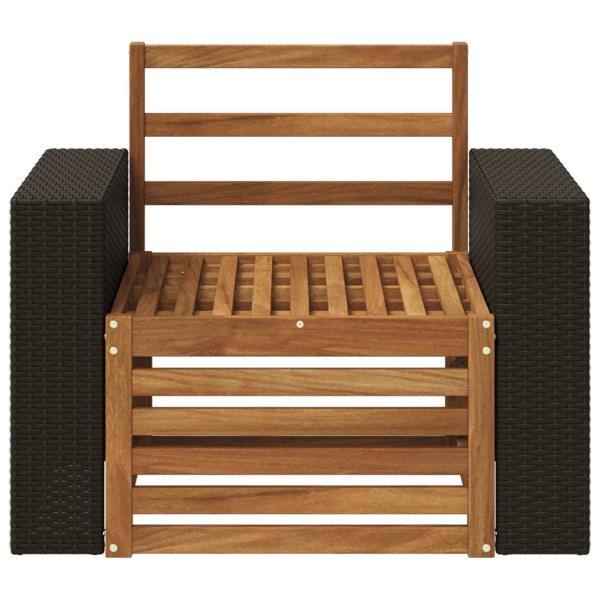 Outdoor Mittelsofa Natur