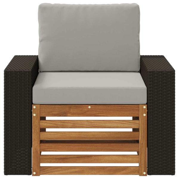 Outdoor Mittelsofa Natur