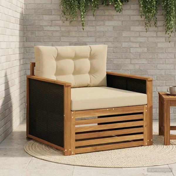 ARDEBO.de - Outdoor Mittelsofa Natur