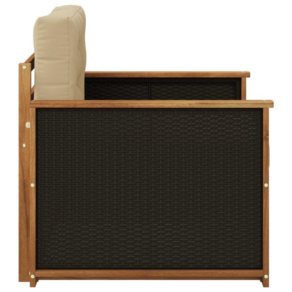 Outdoor Mittelsofa Natur