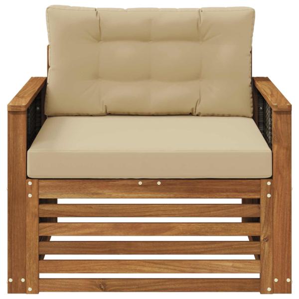 Outdoor Mittelsofa Natur