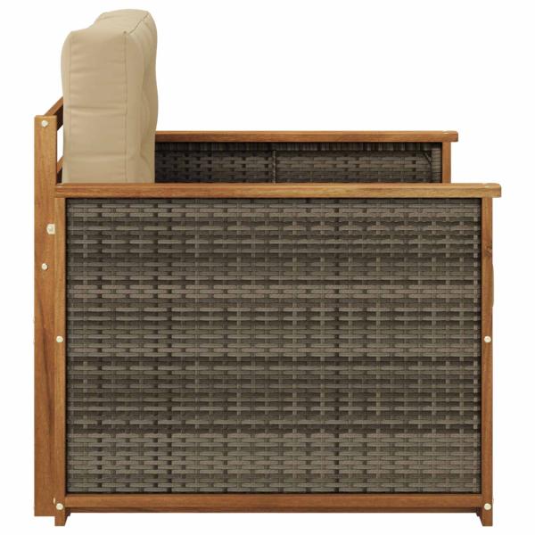 Outdoor Mittelsofa Natur