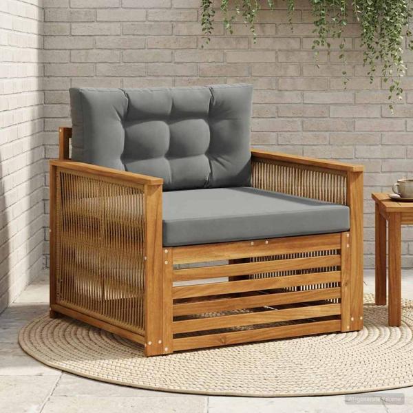 ARDEBO.de - Outdoor Mittelsofa Natur