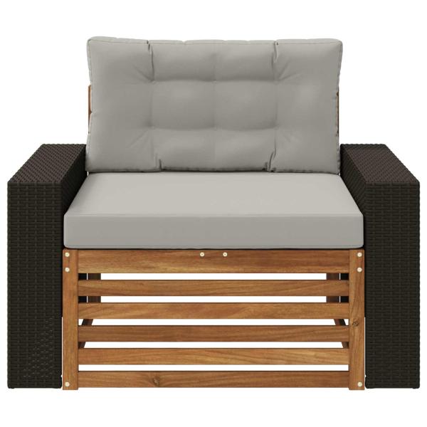 Outdoor Mittelsofa Natur
