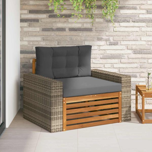 ARDEBO.de - Outdoor Mittelsofa Natur