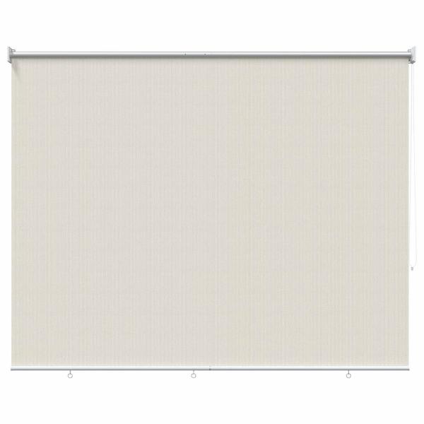 ARDEBO.de - Außenrollo 165 (B)x230 (H) cm Cremeweiß