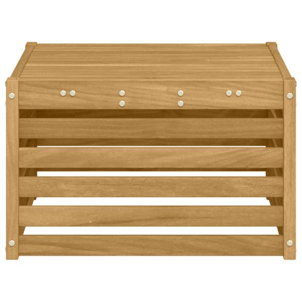 Tisch für Outdoor Massivholz Akazie Weiß 59 x 59 x 37 cm