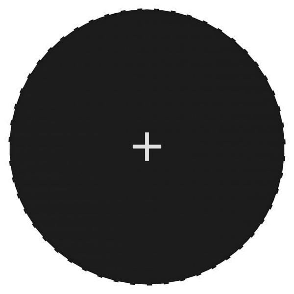 ARDEBO.de - Sprungtuch Schwarz für 3,05 m Runde Trampoline