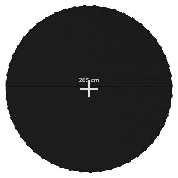 Sprungtuch Schwarz für 3,05 m Runde Trampoline