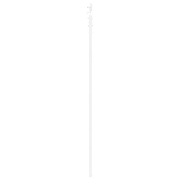 Schiebetür ORKDAL Weiß 83 x 202 cm Massivholz Kiefer und Glas