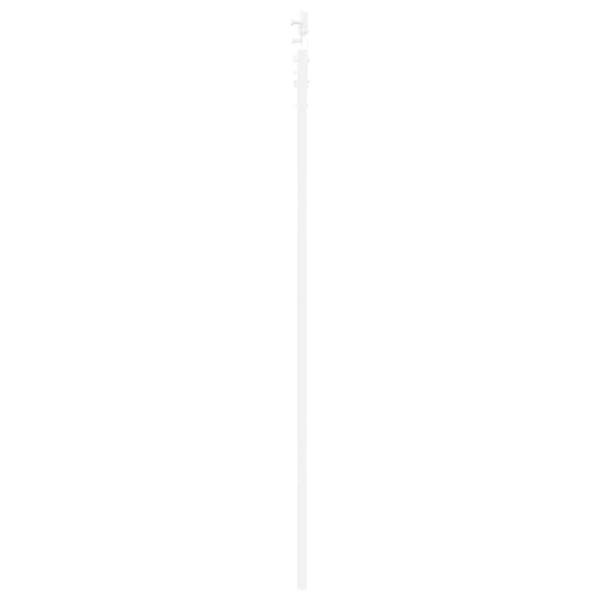 Schiebetür ORKDAL Weiß 83 x 211 cm Massivholz Kiefer und Glas
