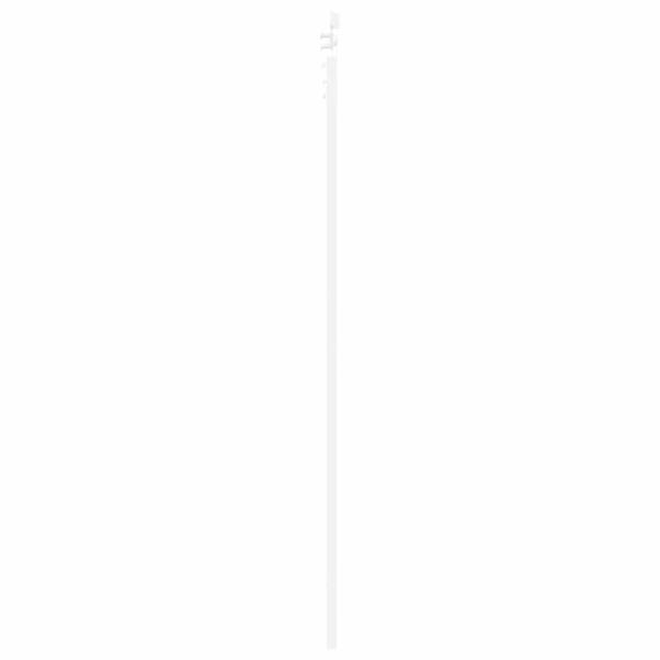 Schiebetür ORKDAL Weiß 83 x 202 cm Massivholz Kiefer und Glas