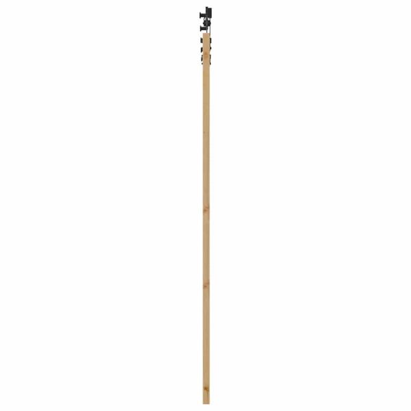 Schiebetür ORKDAL Natürlich und Schwarz 93 x 202 cm