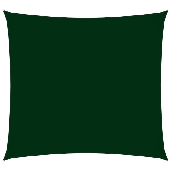 Sonnensegel Oxford-Gewebe Quadratisch 6x6 m Dunkelgrün