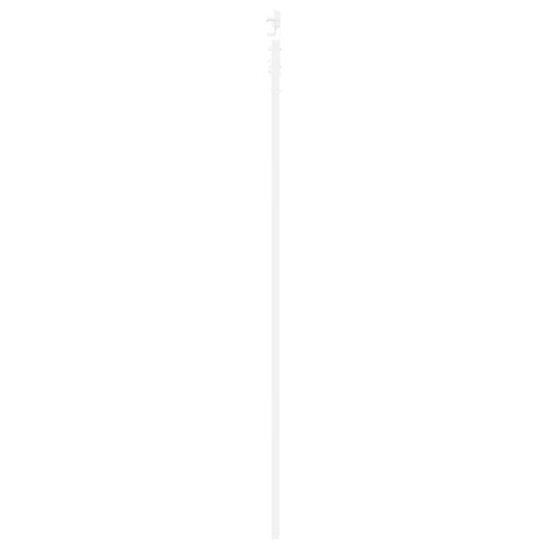 Schiebetür ORKDAL Weiß 93 x 232 cm Massivholz Kiefer und Glas