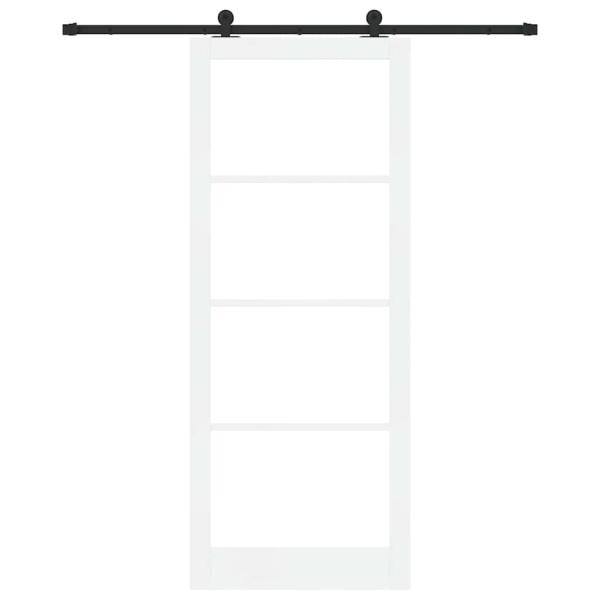 Schiebetür ORKDAL 93 x 232 cm Massivholz Kiefer und Glas