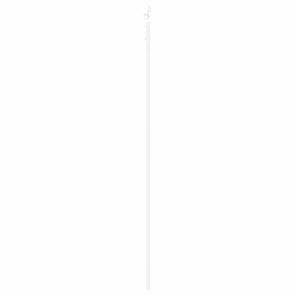 Schiebetür ORKDAL 93 x 232 cm Massivholz Kiefer und Glas Weiß