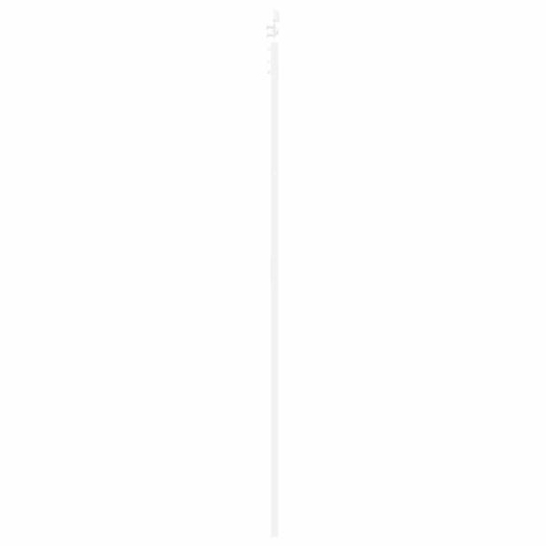 Schiebetür ORKDAL Weiß 93 x 232 cm Massivholz Kiefer und Glas
